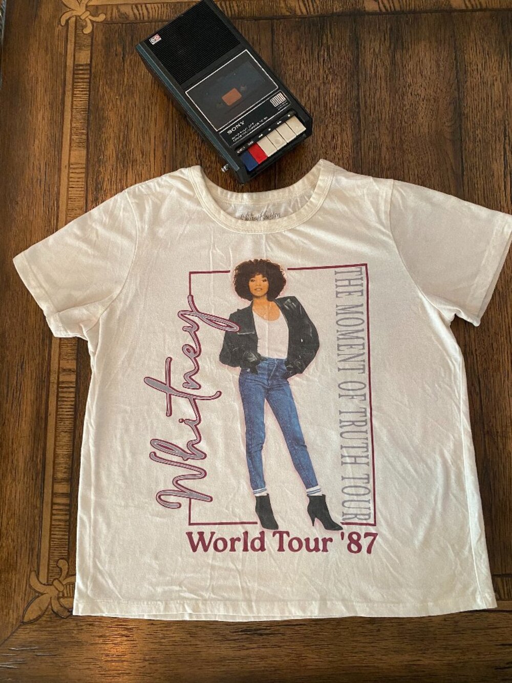 Vintage style Whitney Houston Moment of Truth World Tour '87 Licensed Replica